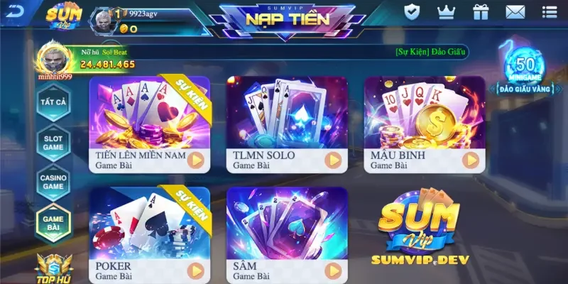 Game bài Sum Vip