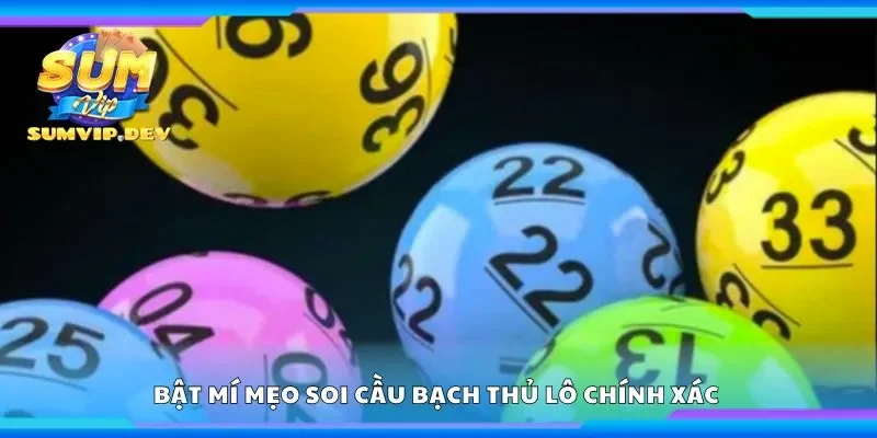 Bật mí mẹo soi cầu bạch thủ lô chính xác 