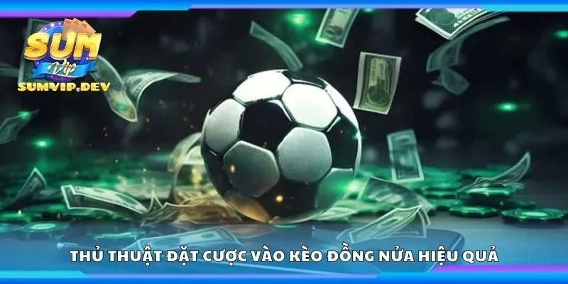 Thủ thuật đặt cược vào kèo đồng nửa hiệu quả