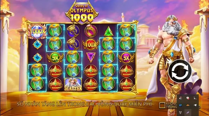 Giới thiệu slot Gate of Olympus 1000