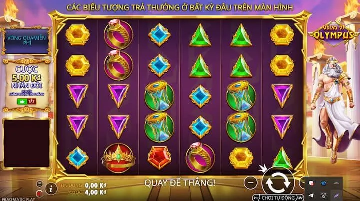 Gate of Olympus siêu phẩm nổ hũ hấp dẫn