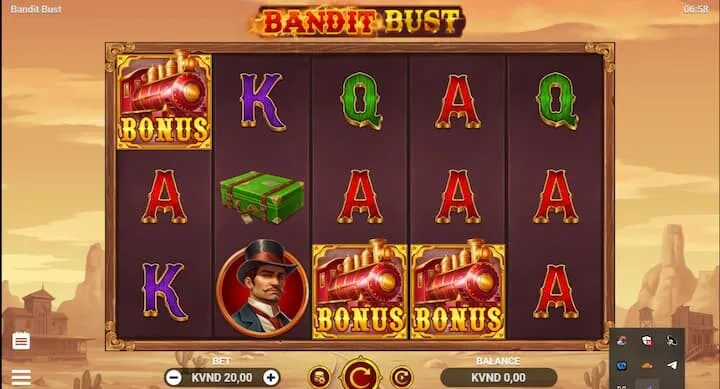 Vài nét về trò chơi Bandit bust siêu phẩm đáng trải nghiệm