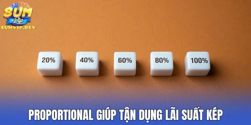 Proportional giúp tận dụng lãi suất kép
